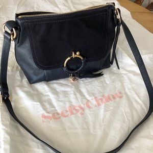 SEE BY CHLOE SHOULDER BAG in NAVY